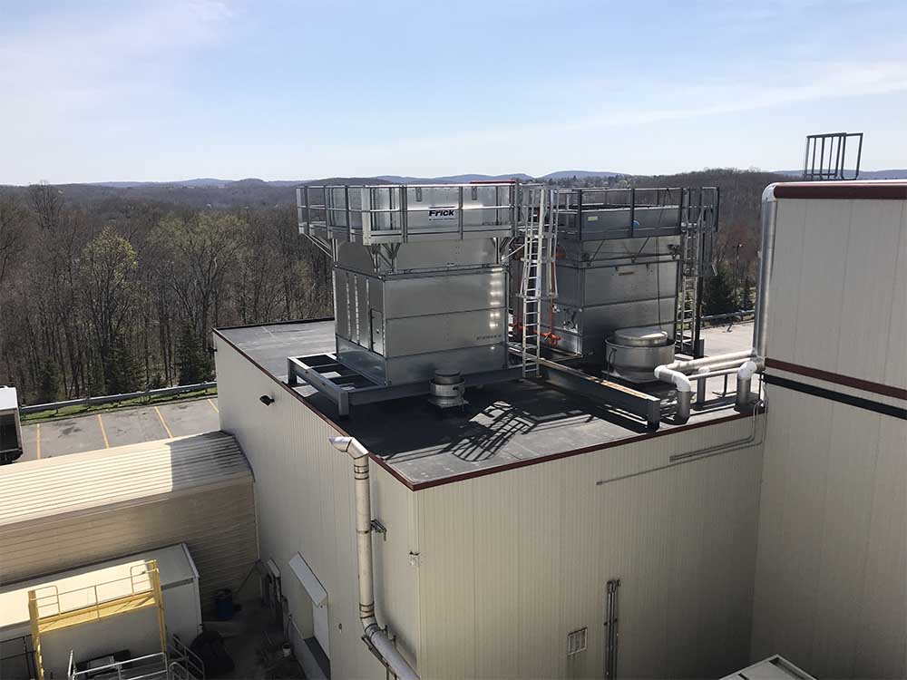 2 Refrigeration units on roof